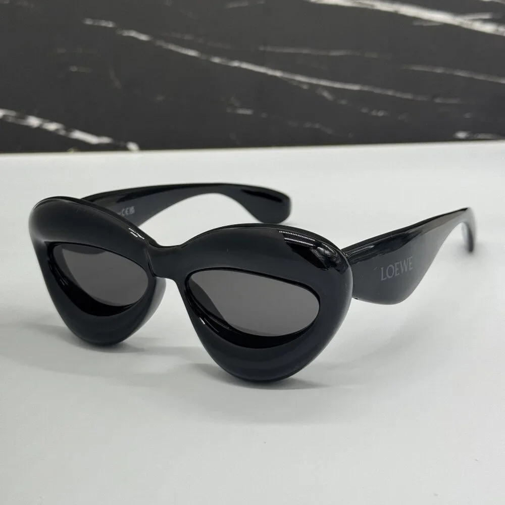 NEW LOEWE LW40097I 01A BLACK WOMEN SUNGLASSES LOEWE